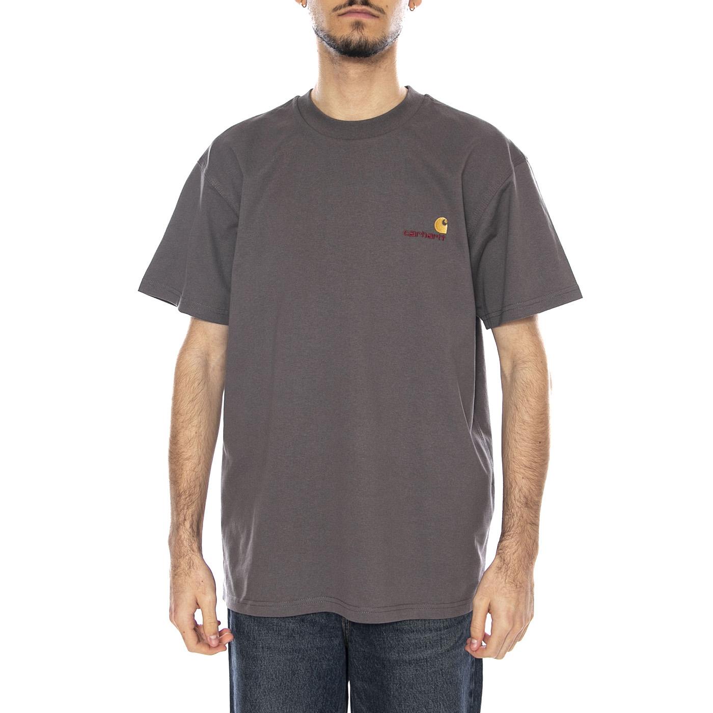 S/S American Script Maglietta -- Maglietta Uomo Porphyry I029956.33CXX . CARHARTT WIP 
