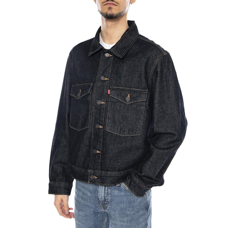 Embarcadero Station JKT - Love Your Smile - Giacca Uomo Blu 0010P-0004 Dark Indigo LEVIS 