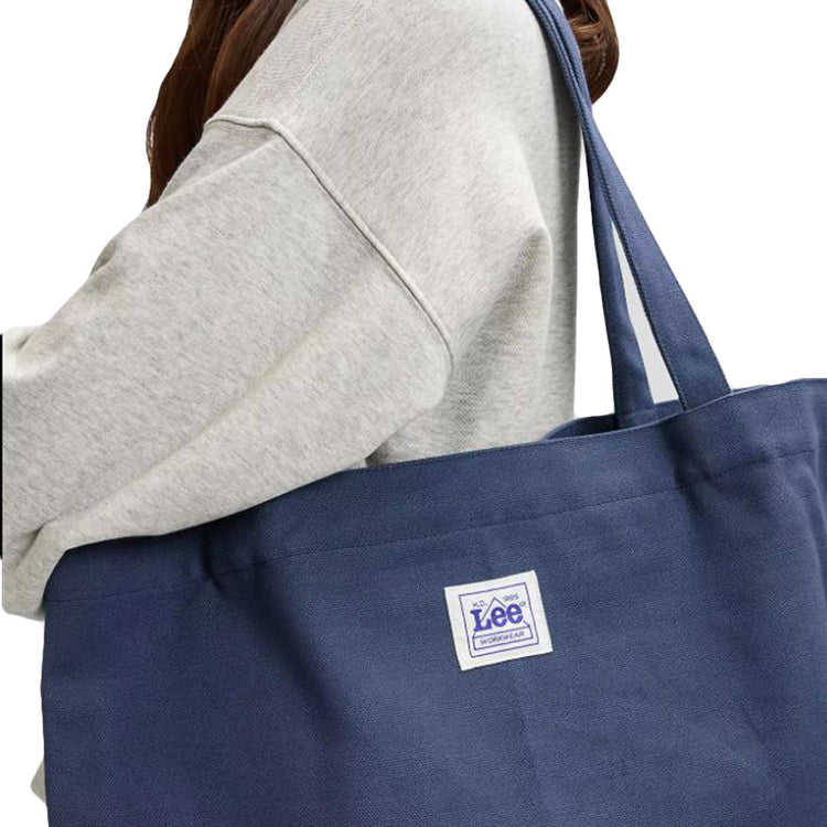 BEACH TOTE ACADEMY BLUE - Borsa Tote Bag Blu 112379176 BLK LEE 