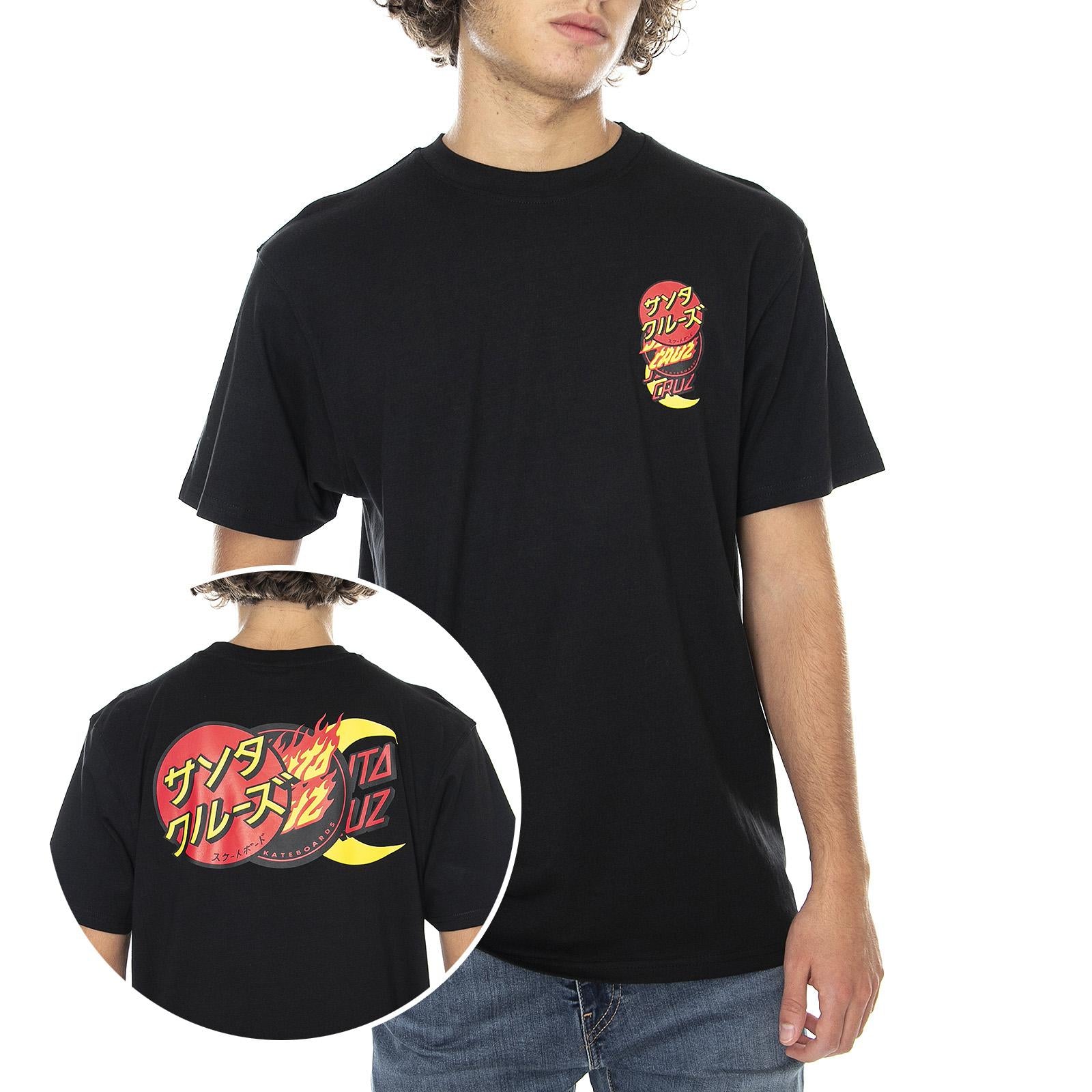  T-Shirt Dot GroupBlack  SANTA CRUZ 