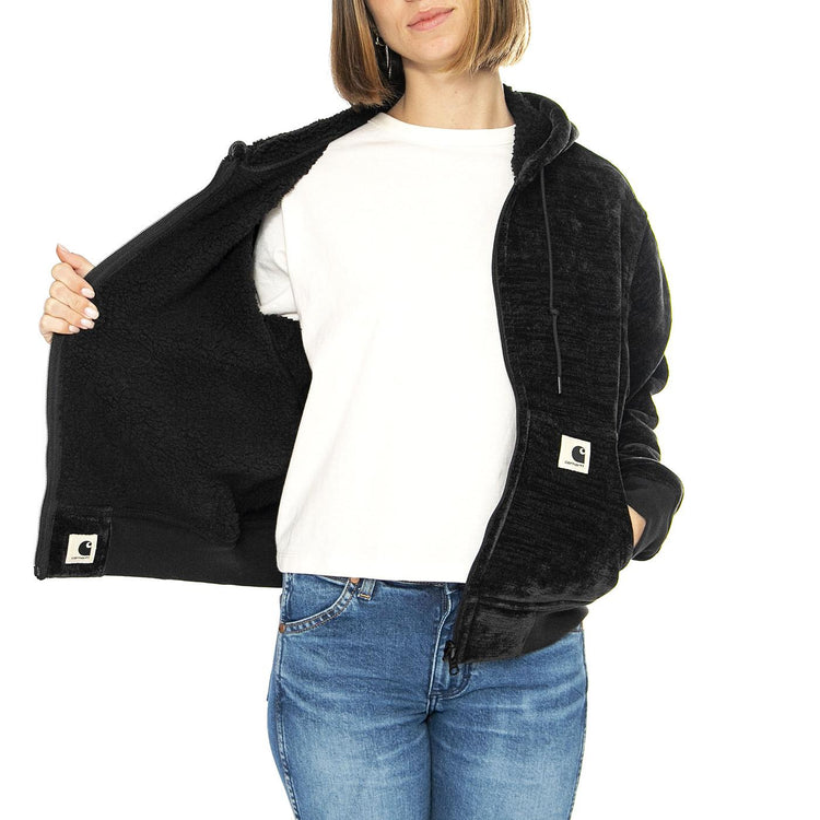 W' OG Active Sweat Jacket Black - Giacca Donna Nera I033905.89XX  CARHARTT WIP 
