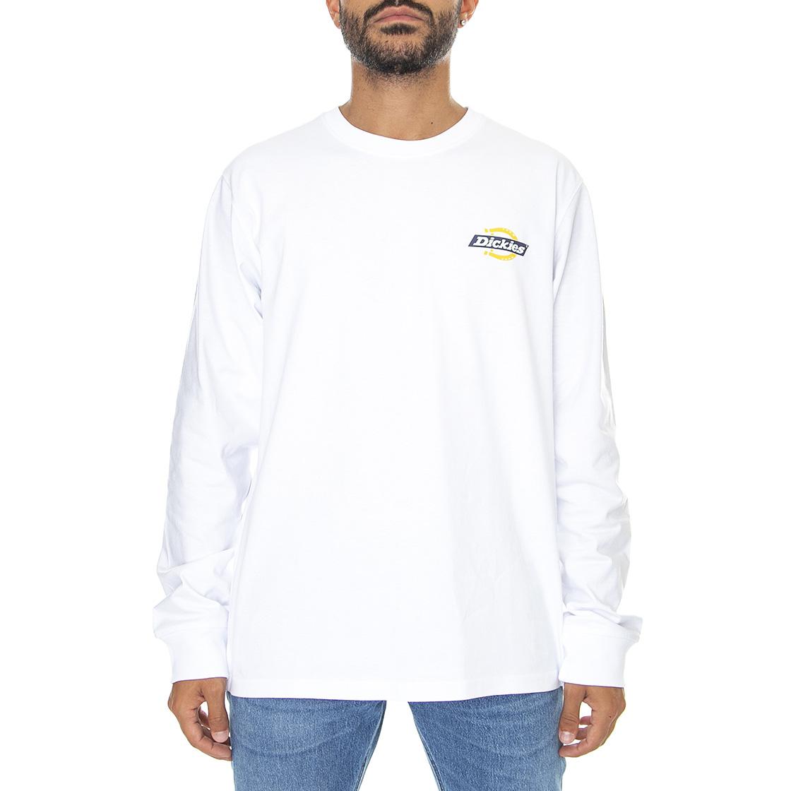 LS Ruston Tee White - Maglietta Girocollo Maniche Lunghe Uomo Bianca DK0A4XEHWHX1  DICKIES 