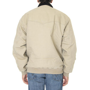 OG Santa Fe Jacket Ammonite / Black Aged Canvas - Giacca Invernale Uomo Beige I031198-0ZI3K  CARHARTT WIP 