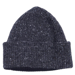 Lowerfell Donegal Beanie Charcoal - Cappelino a Cuffia Grigio MHA0497-GY71-FW21-1  BARBOUR 