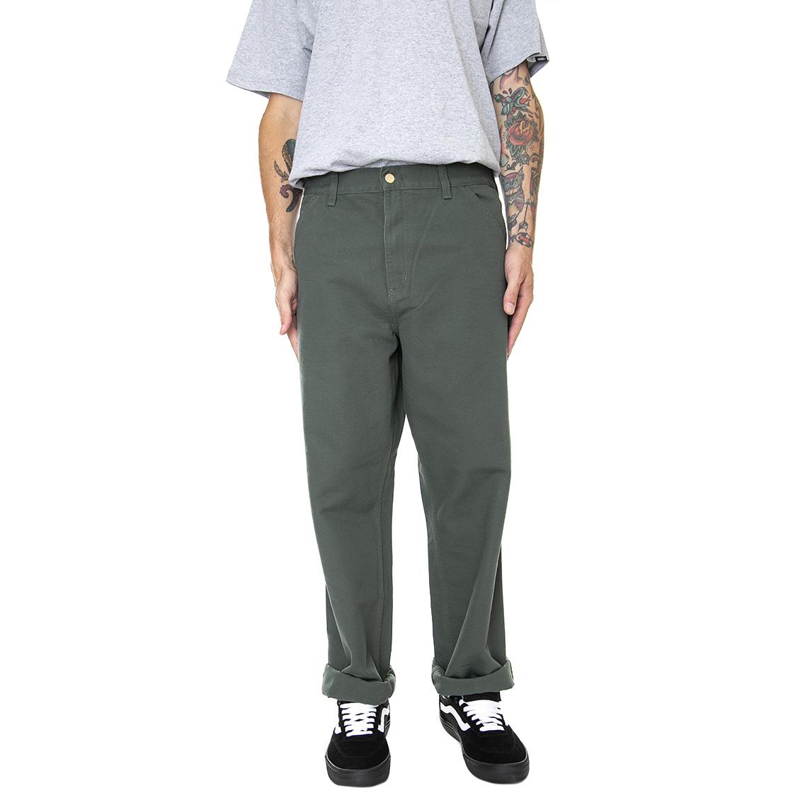 Single Knee Pant Boxwood Rinsed - Pantaloni Denim Jeans Uomo Blu I026463-0WH02  CARHARTT WIP 