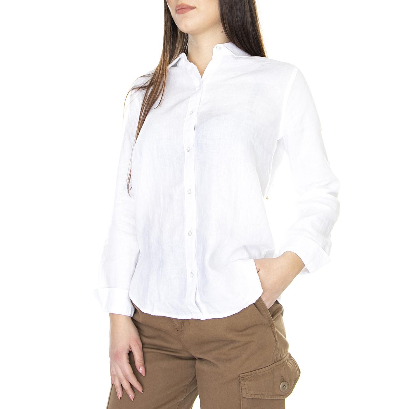 Marine Shirt White - Camicia Donna Bianca LSH1315-WH11-SS23  BARBOUR 