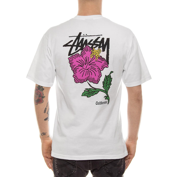 CALI ROSE TEE WHITE 1904005-WHITE  STUSSY 