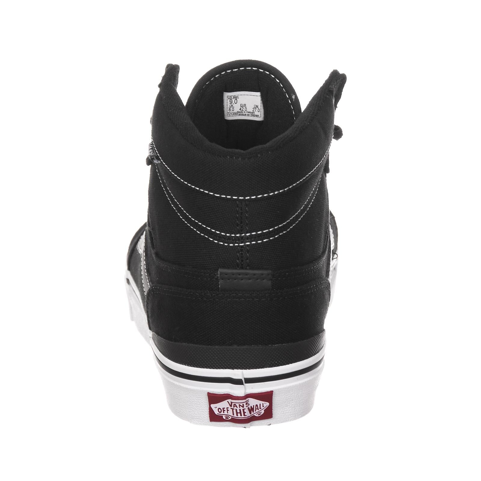 MN SANCTION (Canvas) Black White VUCV187  VANS 