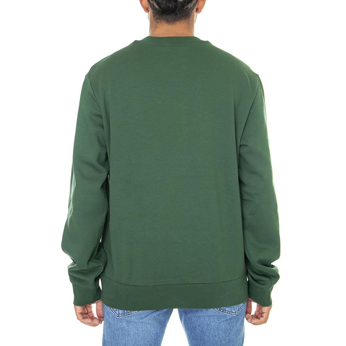 Sweatshirt-132 - Felpa Girocollo Uomo Verde SH9608-132  LACOSTE 