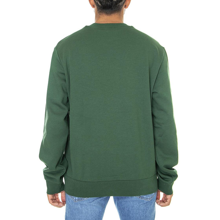 Sweatshirt-132 - Felpa Girocollo Uomo Verde SH9608-132  LACOSTE 