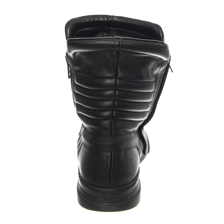 M' Moto Nappa Black / Black Sole - Stivali Uomo Neri BOMMOTO-NAPPA.BKB  BRUNO BORDESE 