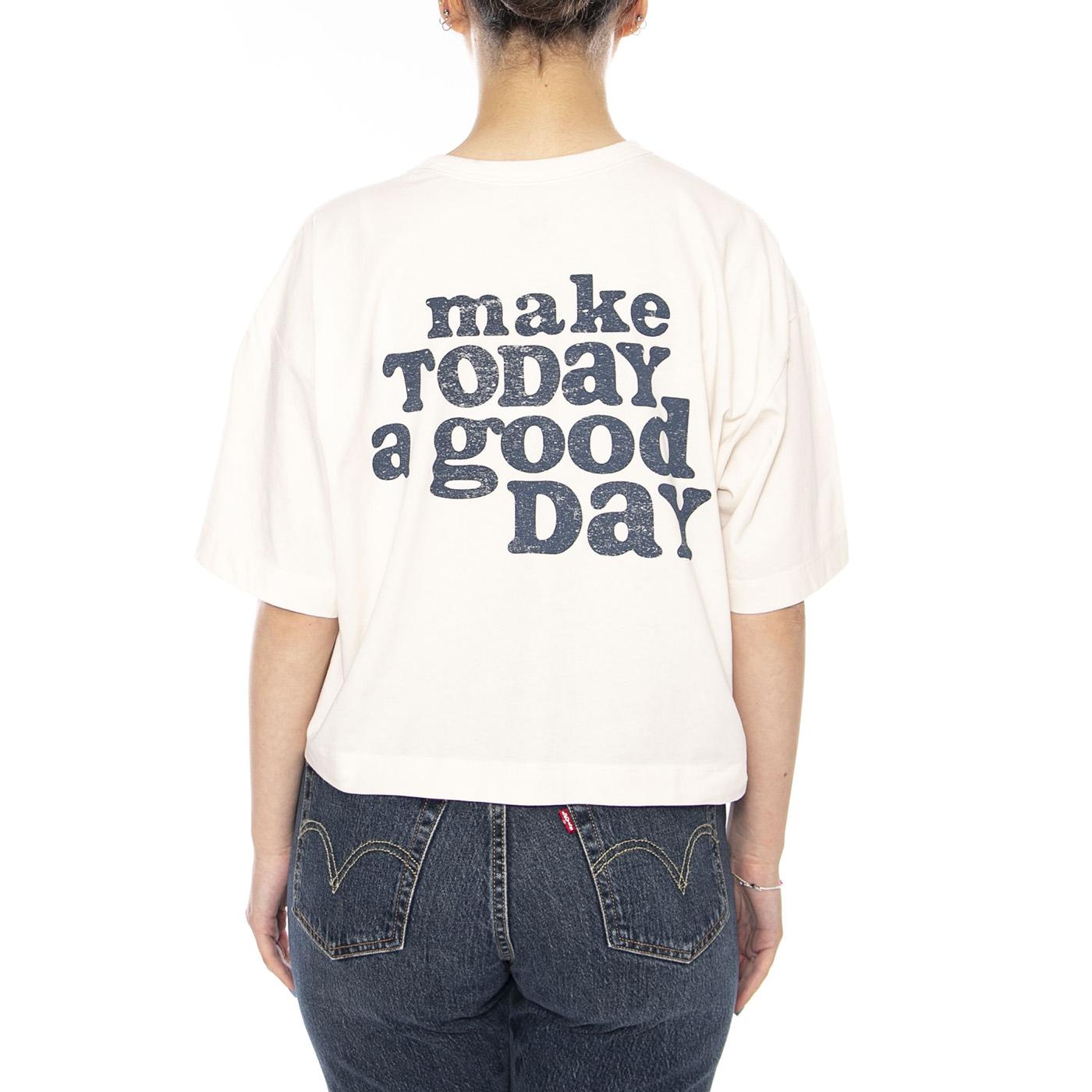 GOOD DAY LEE ECRU - Maglietta Girocollo Donna Bianca 112377770 WHT LEE 