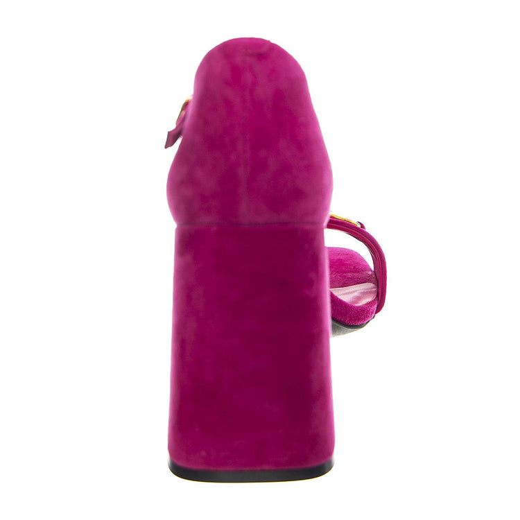 Pop-Star-B Fuchsia Gold Suede - Sandali Donna Viola JCSJCD-176-2-09-FUCG  JEFFREY CAMPBELL 