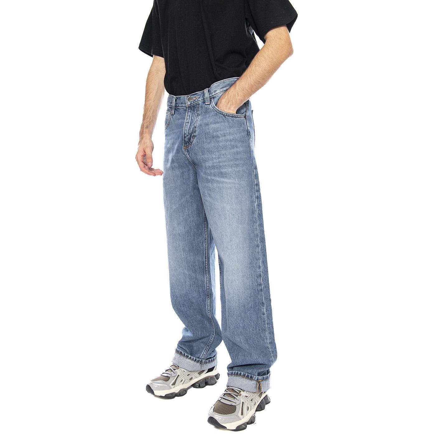 Baggy Jean Triumph - Pantalone Denim Jeans Uomo Blu 112372646  LEE 
