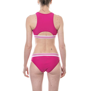 Logo - Costume da Bagno Donna Rosa / Bianco 110739-PS060  CHAMPION 