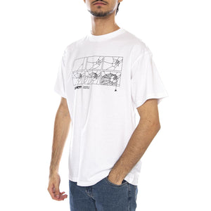 S/S Theory And Practice T-S White - Maglietta Girocollo Uomo Bainca I035501.02XX  CARHARTT WIP 