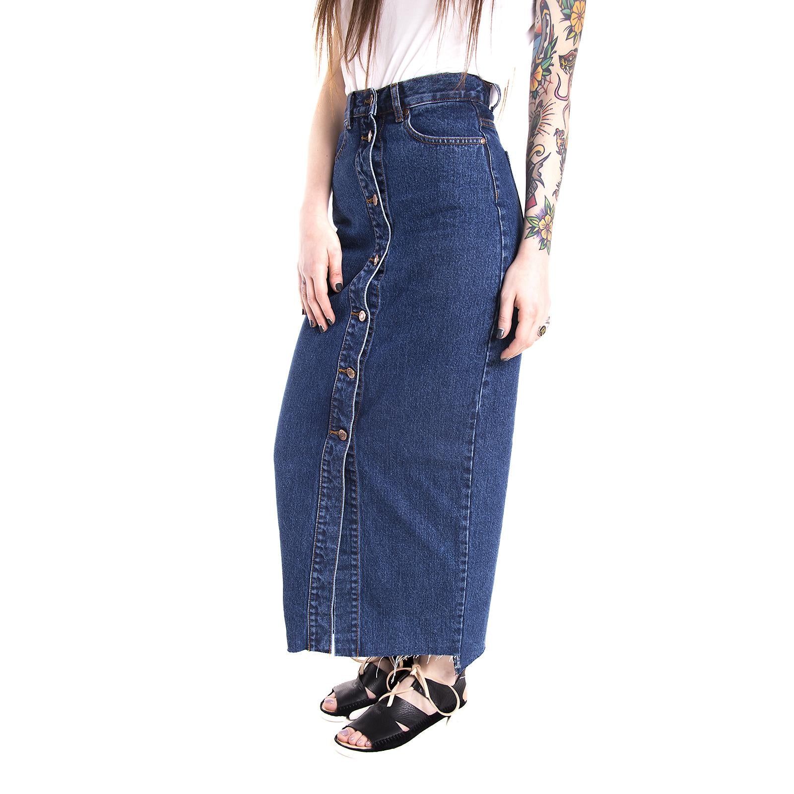 Venla Skirt Mid Retro 1710109-G18  DR. DENIM 