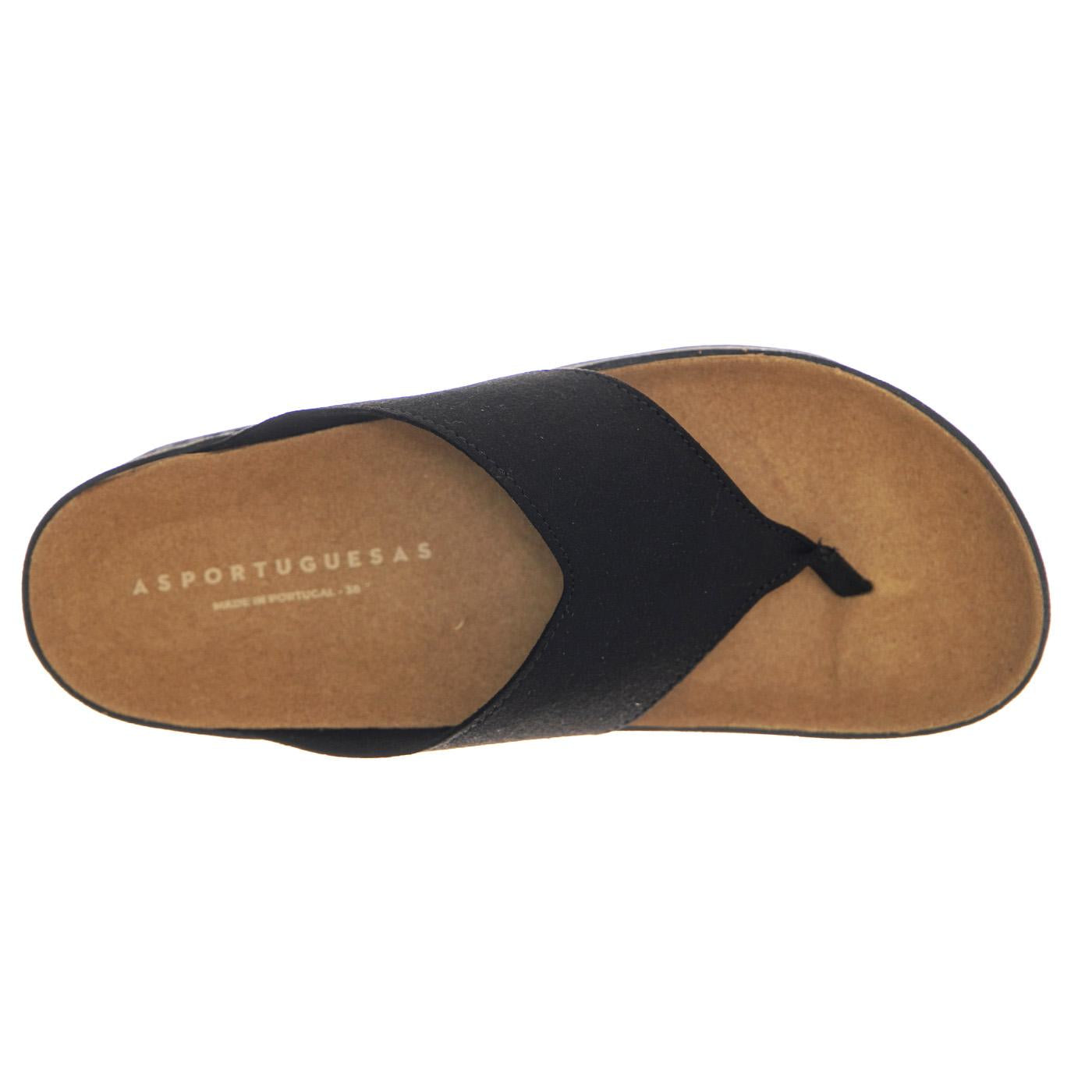 Cole L Eco Suede Black - Sandali Donna Neri P018223000  ASPORTUGUESAS 