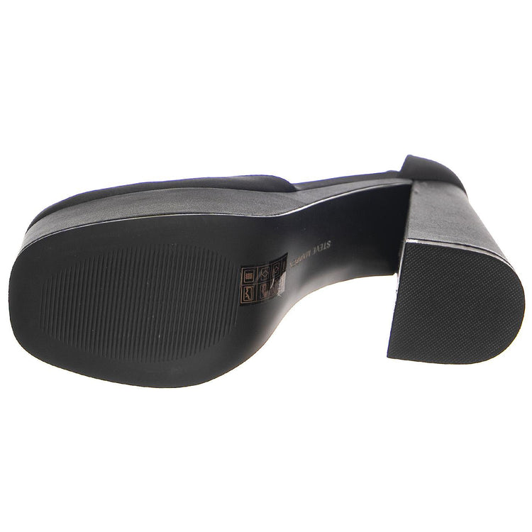 W' Londyn-Black Satin - Sandali Donna Neri SMLOND04S1-BLK  STEVE MADDEN 
