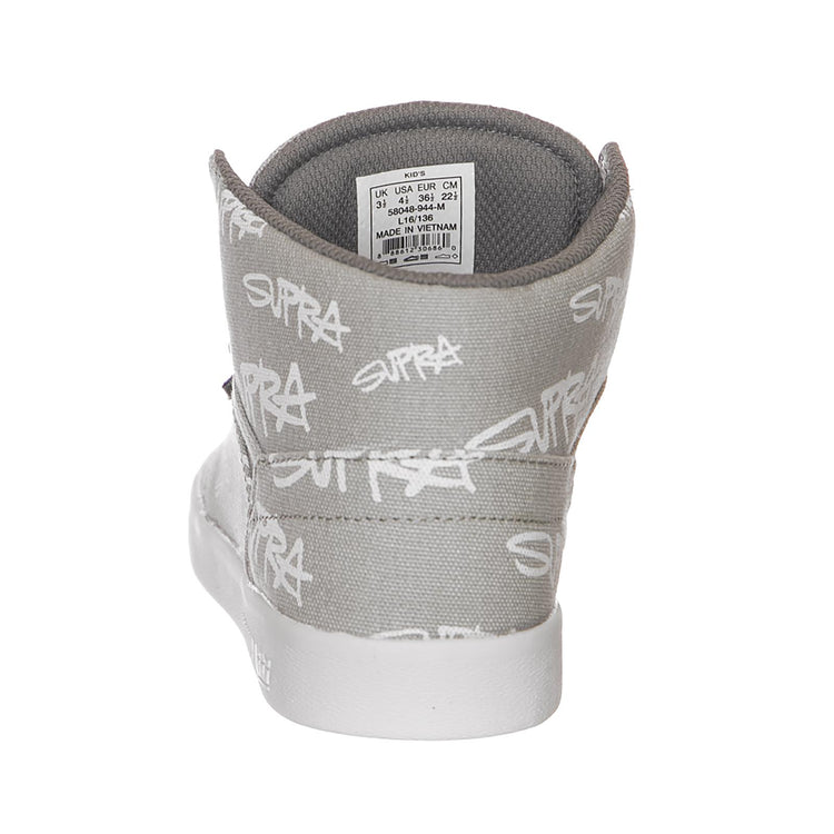 Yorek - Scarpe Profilo Alto Bambino Grigie 58048-944-M-944  SUPRA 