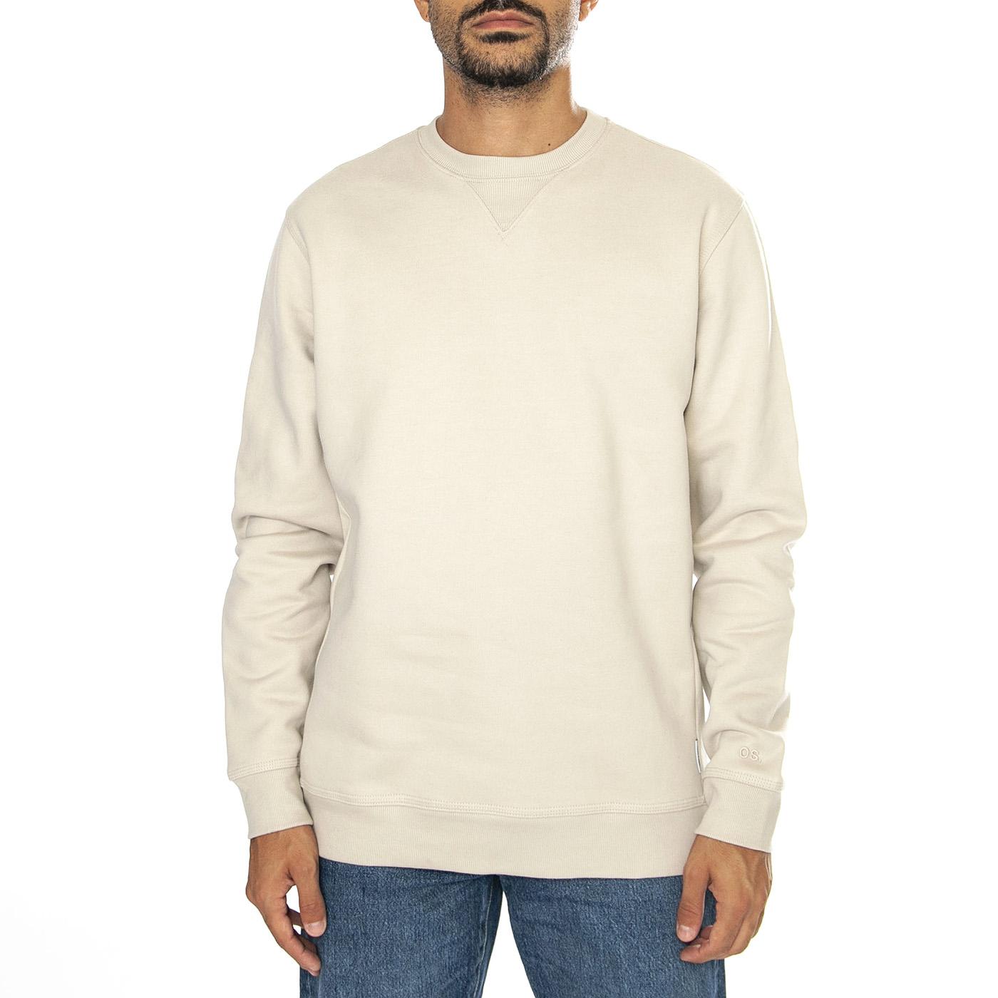 Dan Life Reg Heavy Sweat Crew Silver Lining - Felpa Girocollo Uomo Beige 22029902-4523806  ONLY & SONS 