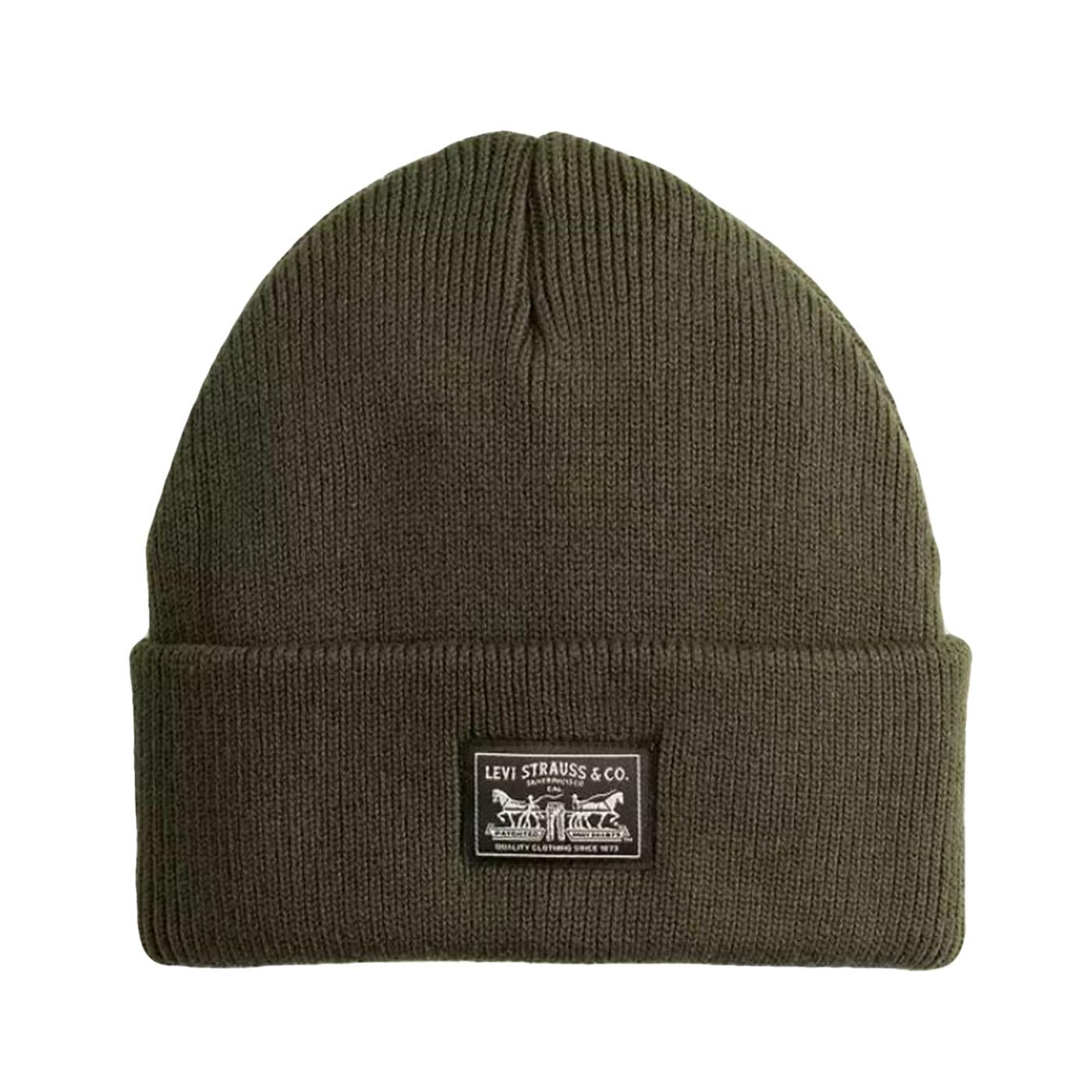 Autunno / Inverno - Backpatch Beanie Duffle Bag Green - Berretto Verde 000J4-0016  LEVIS 
