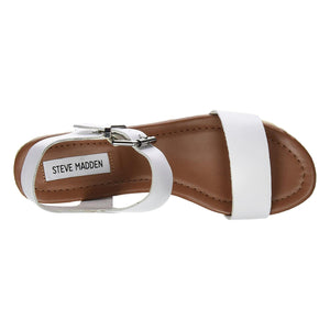 SURFAA WHITE LEATHER SMSSURFAA-WHITE  STEVE MADDEN 