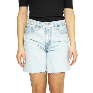'94 Baggy Short Mister Twister Cut Hem - Bermuda Denim Jeans Donna Blu 001JO-0002 . LEVIS 