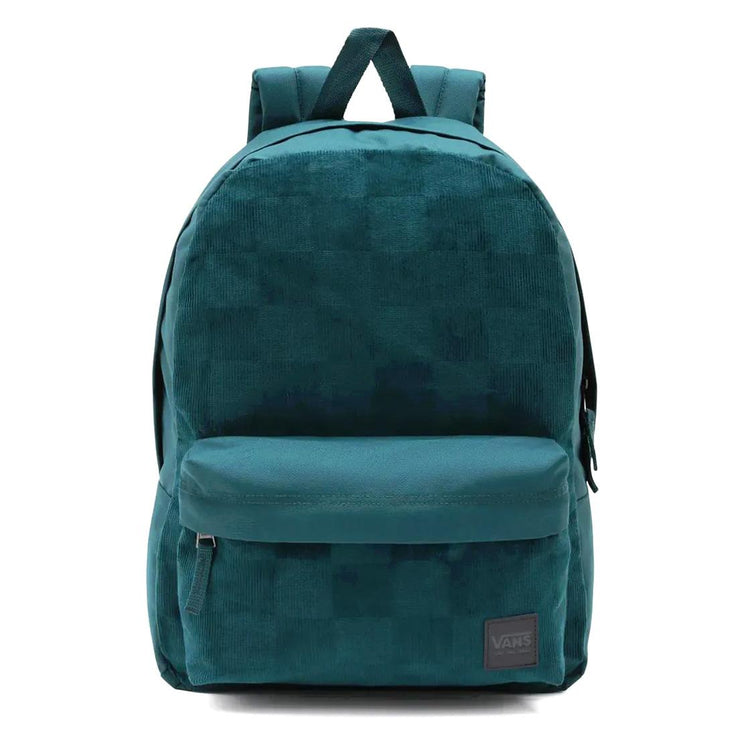 Wm Deana III Backpack Califas Checkerboard Cord Deep Teal - Zaino Verde VN00021M60Q1  VANS 
