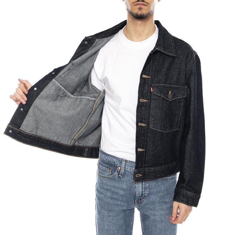 Embarcadero Station JKT - Love Your Smile - Giacca Uomo Blu 0010P-0004 Dark Indigo LEVIS 