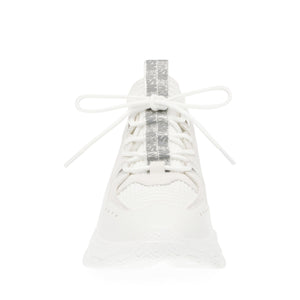 Match Box White / White - Scarpe Stringate Profilo Basso Donna Bianche SMPMATCHBOX-11E  STEVE MADDEN 
