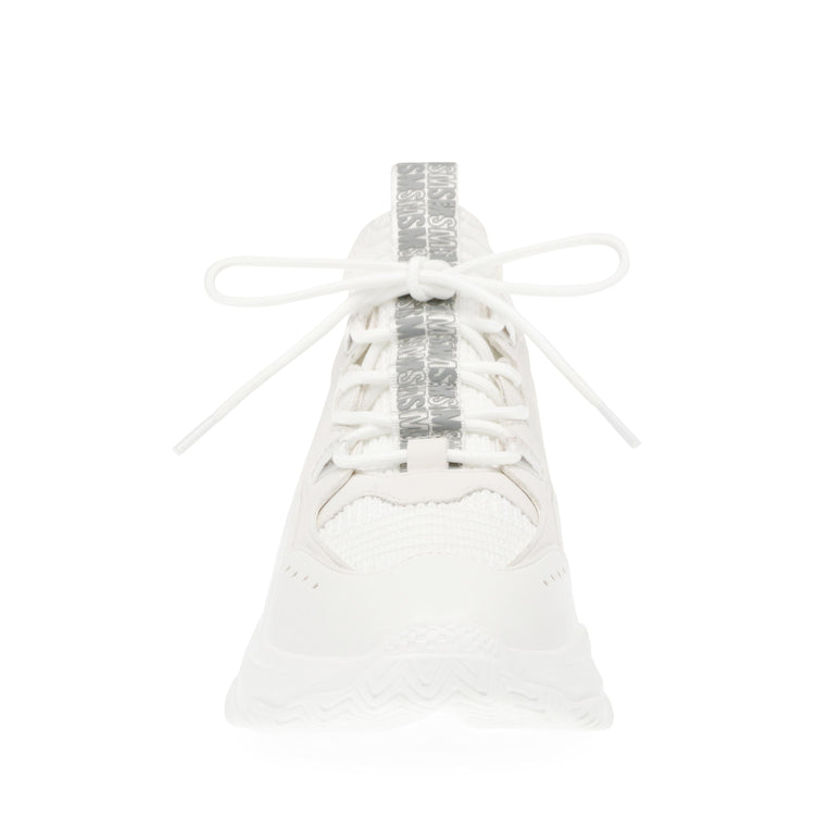 Match Box White / White - Scarpe Stringate Profilo Basso Donna Bianche SMPMATCHBOX-11E  STEVE MADDEN 