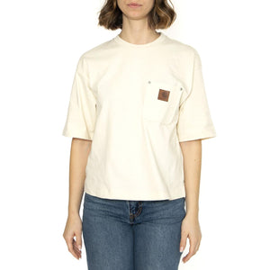 W' S/S Eldon T-Shirt Natural - Maglietta Girocollo Donna Beige I034376.05XX  CARHARTT WIP 