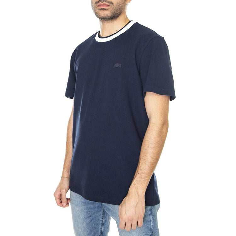 T-Shirt HHW - Maglietta Girocollo Uomo Blu TH7282-HHW  LACOSTE 