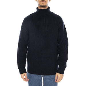 Heavy Turtleneck Rivet Navy - Maglione Collo Alto Uomo Blu 112370542 . LEE 