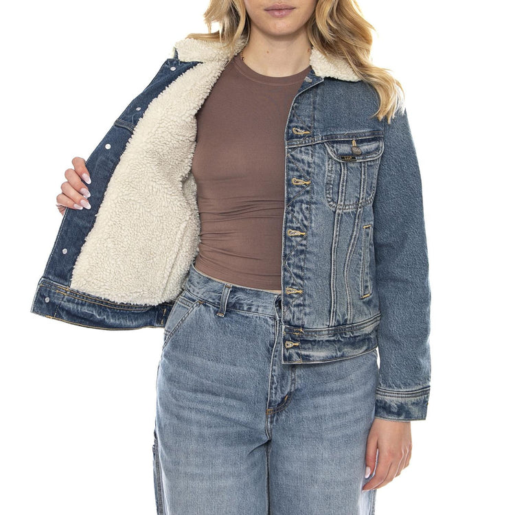 Sherpa Rider Jkt Teleport Medium -- Giacca Donna Blu 112370869 . LEE 