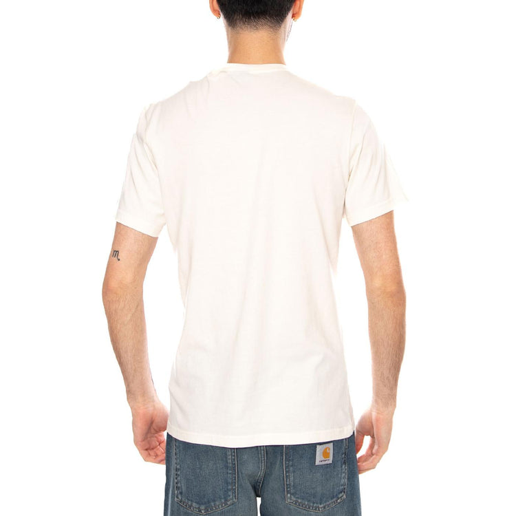 CRANMER LOGO T-SHIRT WHISPER WHITE - Maglietta Girocollo Uomo Bianca MTS1441 WH32 BARBOUR 