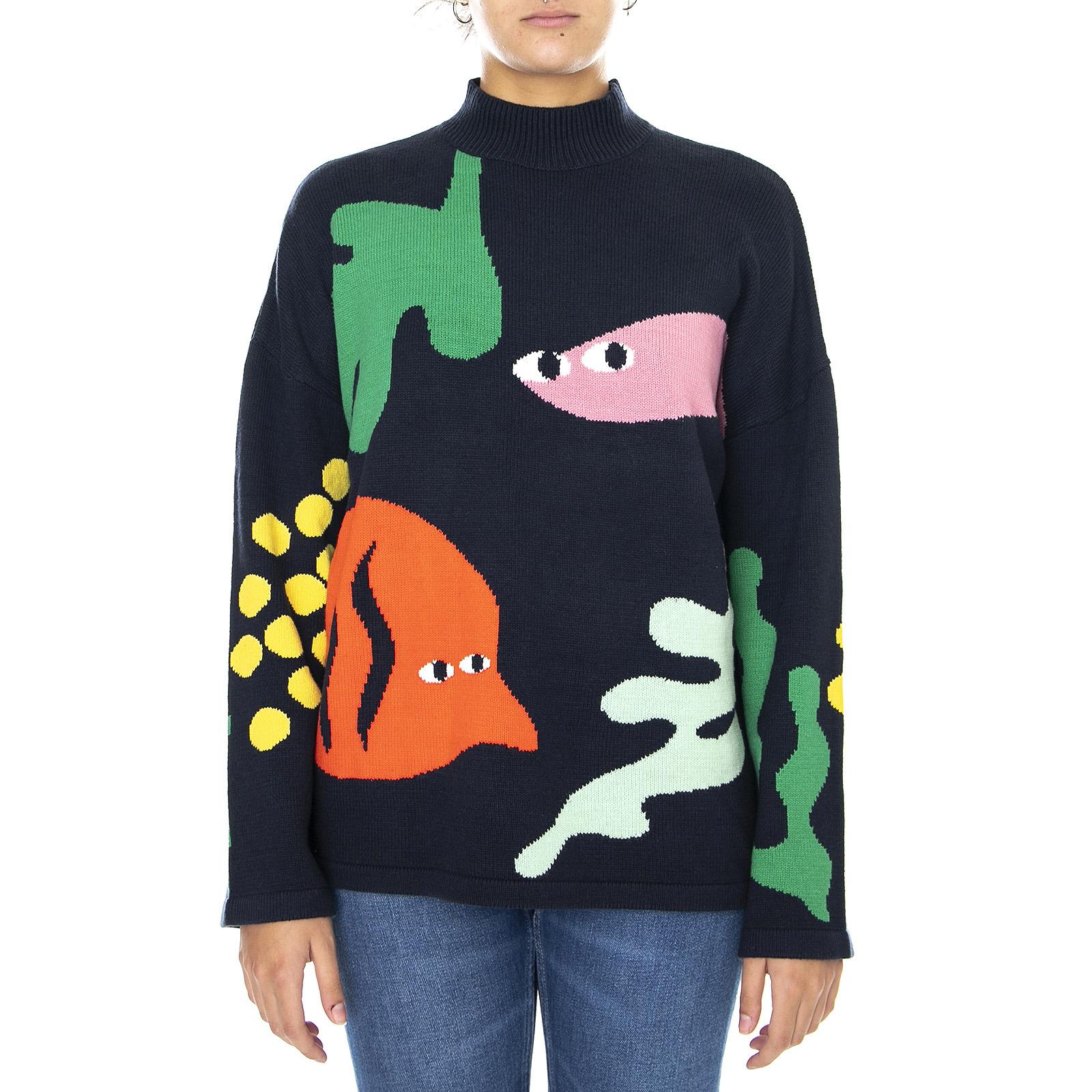  LOW50069PET-NAVY/MULTU  LAZY OAF 