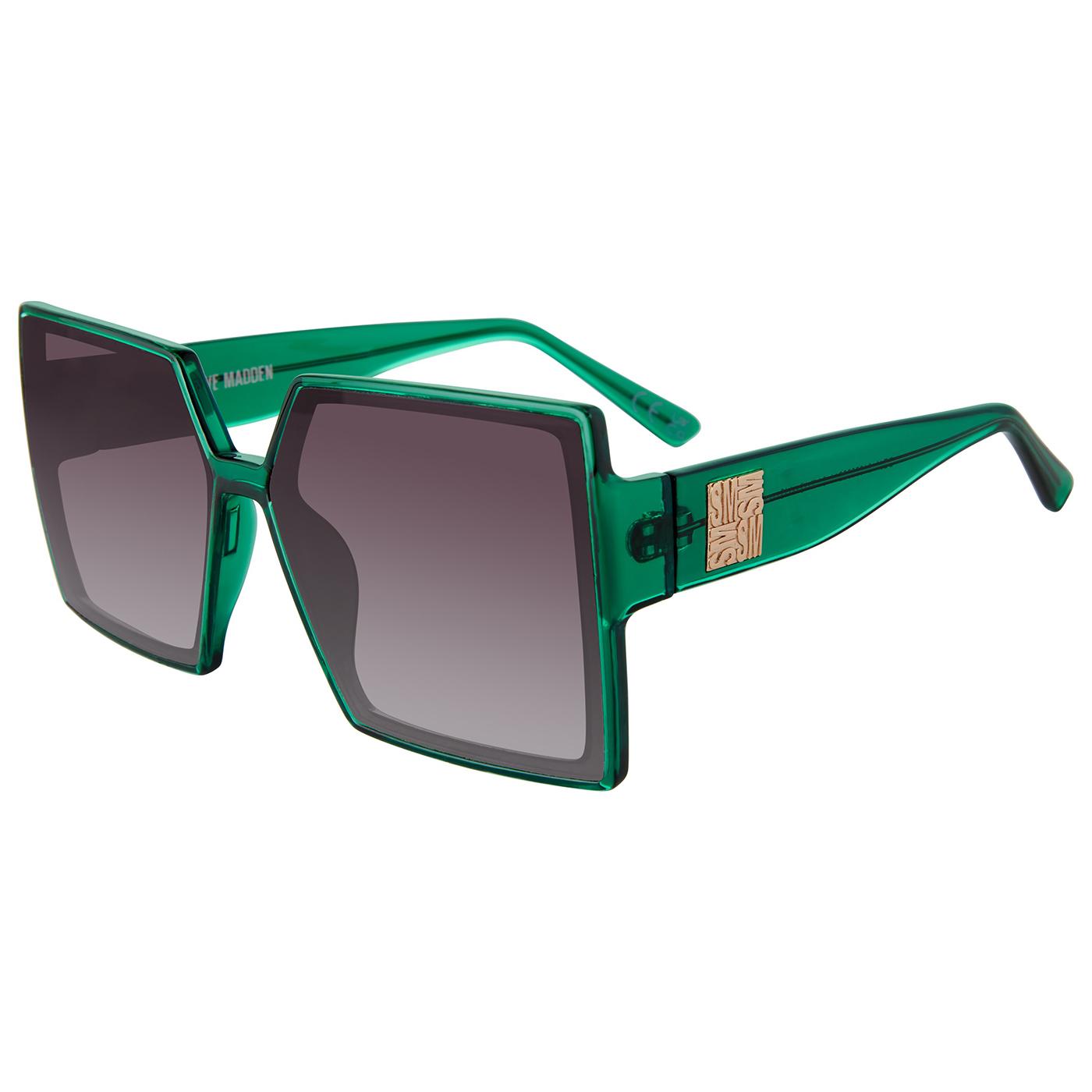 Deja Crystak Green Smoke Gradient - Occhiali da Sole Verdi SMAX17256  STEVE MADDEN 