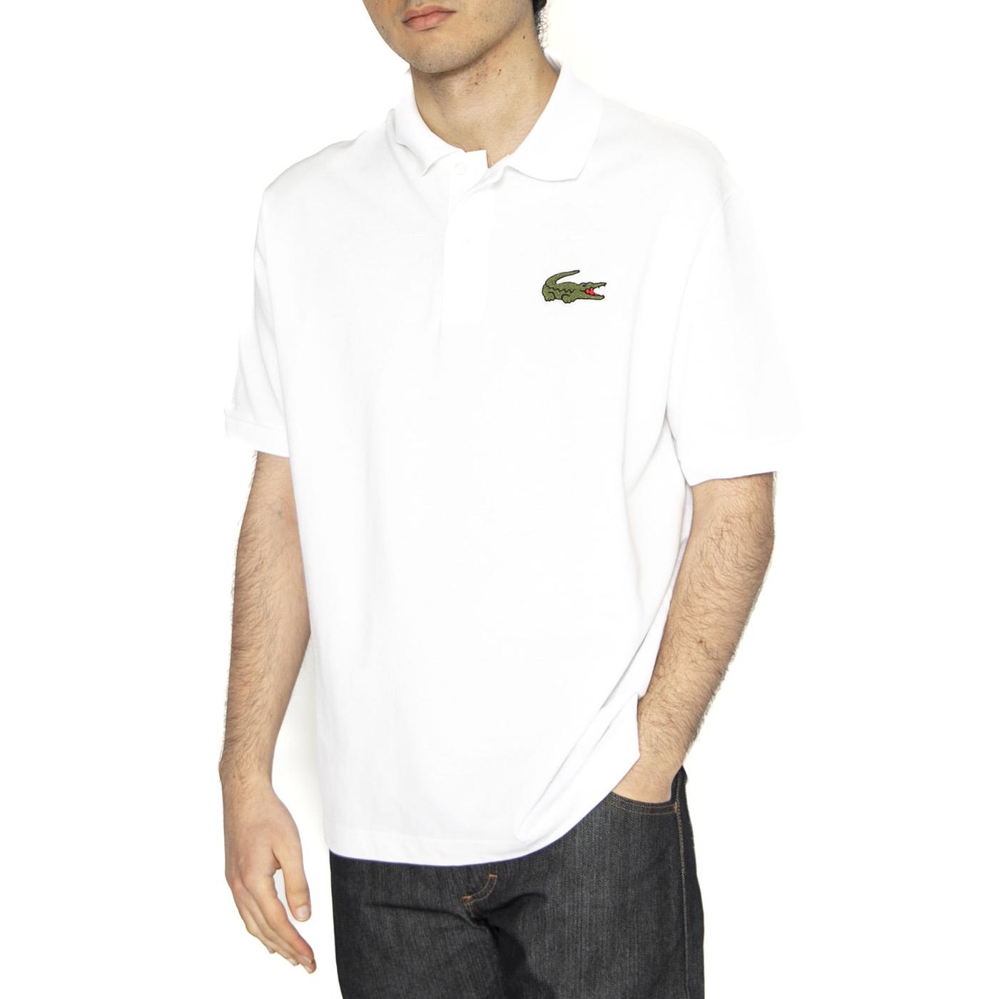 Maglietta M/C 001 Polo Shirt White - Polo Uomo Bianca con Logo PH2751-001  LACOSTE 
