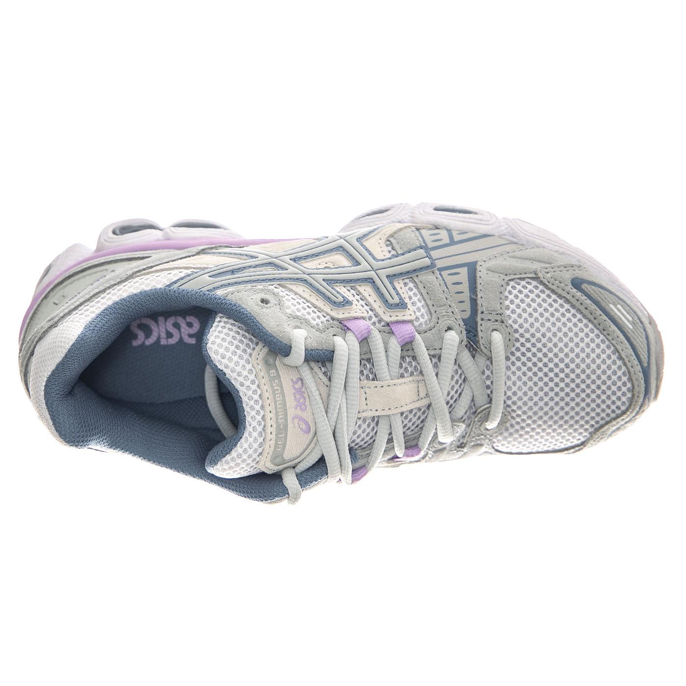 Gel-Nimbus 9 White / Mid Grey - Scarpe Profilo Basso Donna Multicolore 1202A346-101  ASICS 