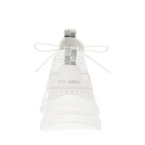 Match Box White / White - Scarpe Stringate Profilo Basso Donna Bianche SMPMATCHBOX-11E  STEVE MADDEN 