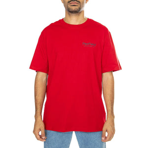 Hudson Script T-Shirt Haute Red - Maglietta Girocollo Uomo Rossa PFD0349-C40  PENFIELD 