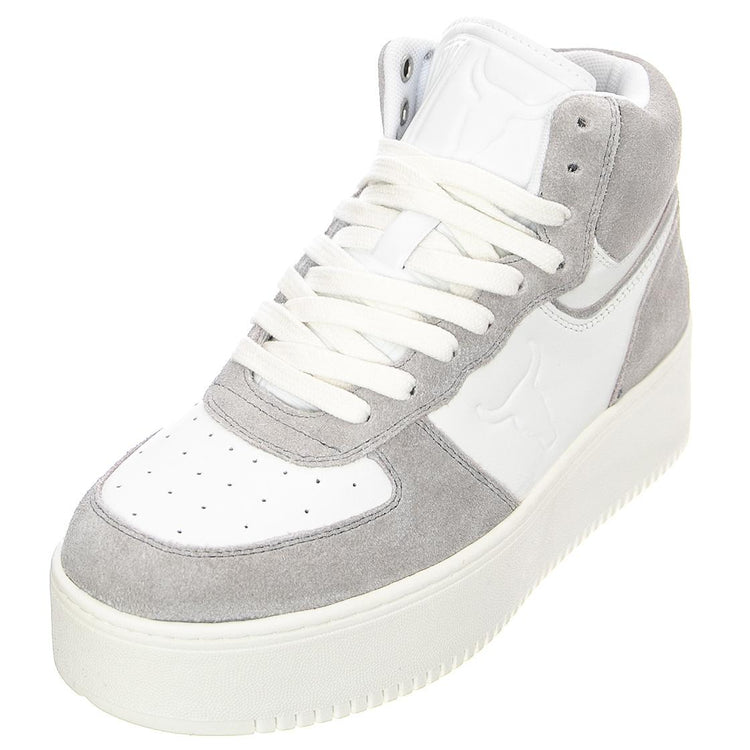 Thrive - Scarpe Stringate Profilo Alto Donna Bianche / Grigie WSPTHRIVE-WHTCLO  WINDSOR SMITH 