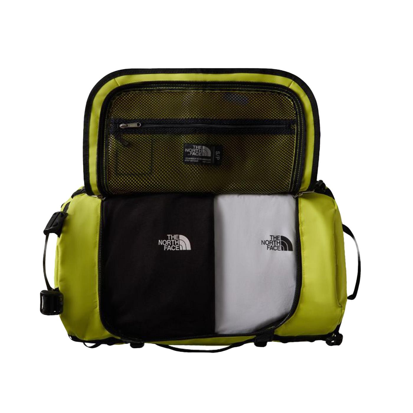 Base Camp Duffel - S - Sulphur Green / TNF Black - Borsone da Viaggio Giallo NF0A52ST C6T1 THE NORTH FACE 