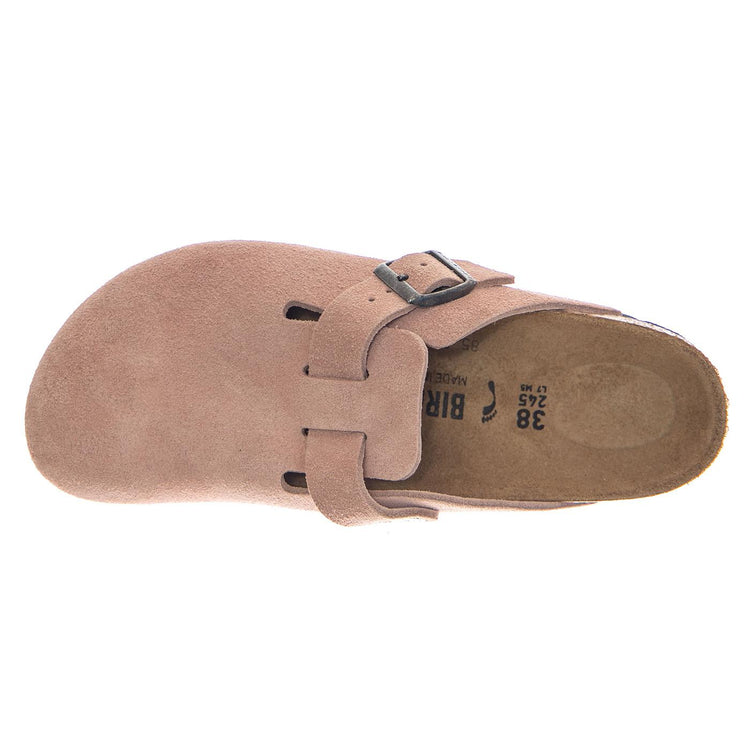 BOSTON PINK CLAY SUEDE LEATHER NARROW FIT - Sandali Donna Rosa 1031635 PCY BIRKENSTOCK 
