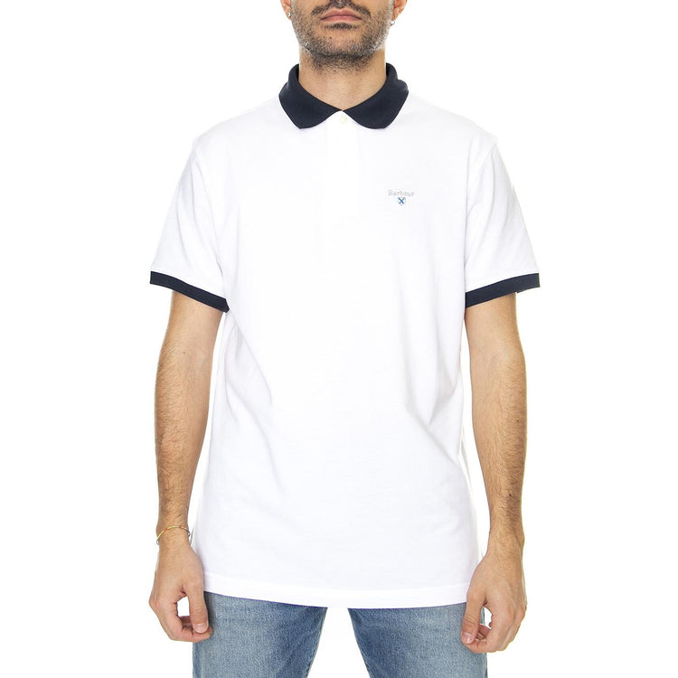 Lynton Polo White - Polo Uomo Bianca MML0887-WH11-SS23  BARBOUR 