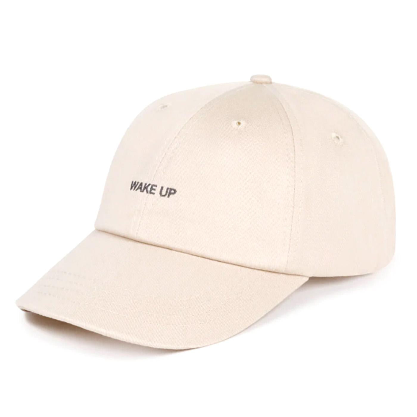 Ivory Wake Up Chris Cap - Cappellino con Visiera Beige XHT00045-IVORY  THINKING 