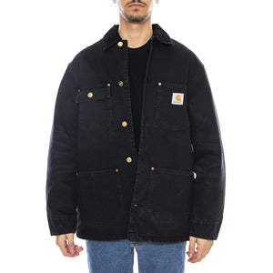 OD Detroit Chore Coat Black / Black - Giacca Uomo Nera I035613.00E4O . CARHARTT WIP 