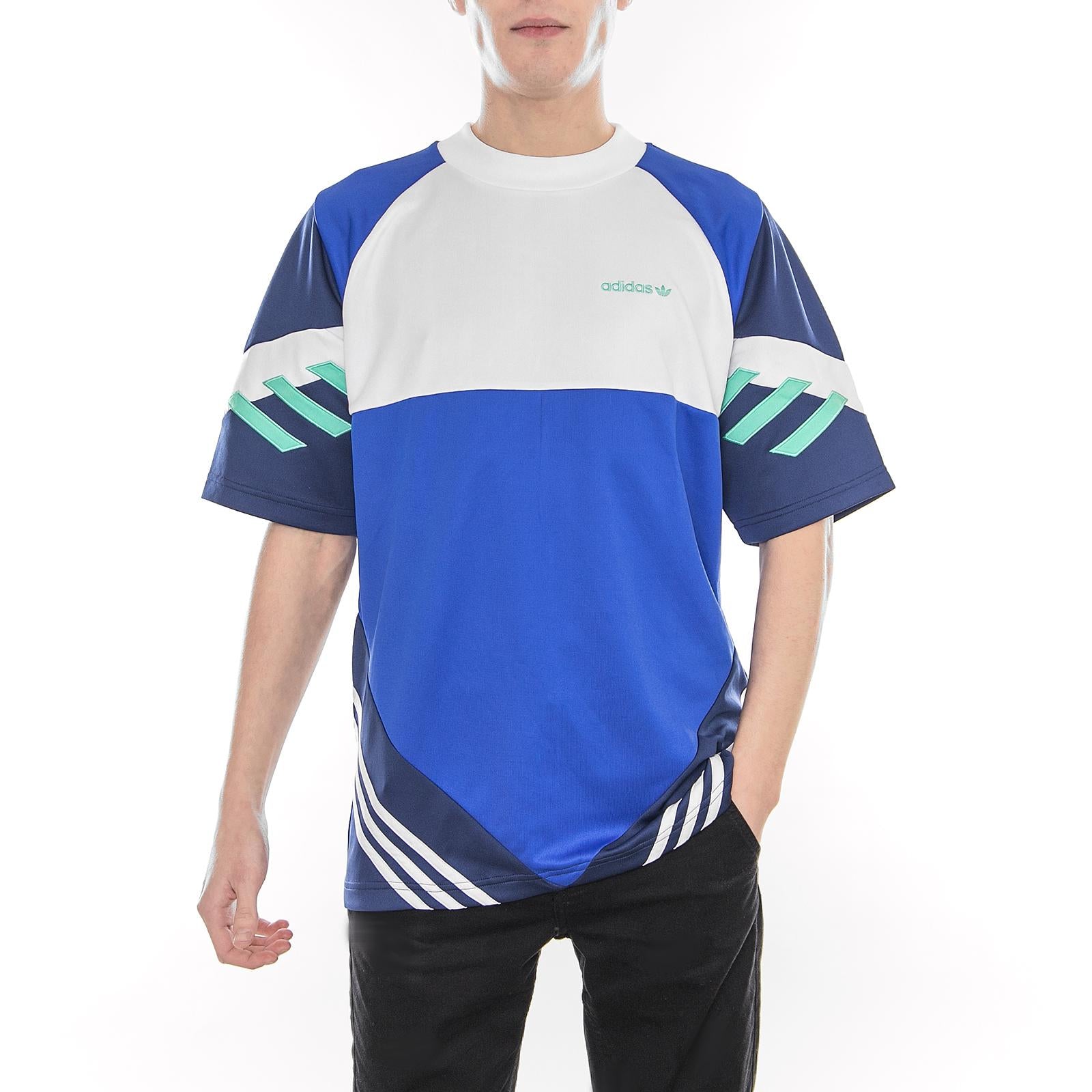 CHOP SHOP TEE Bold Blue/Dark Blue CE4843  ADIDAS 
